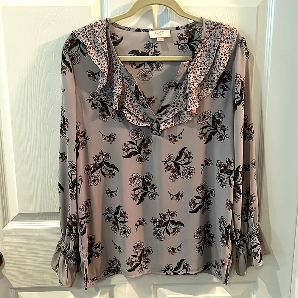 Loft Outlet Long Sleeve Blouse